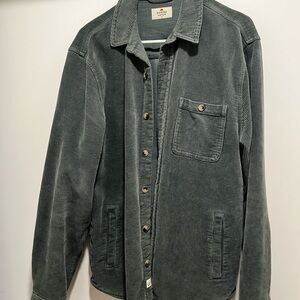 Marine Layer Men's Corduroy Shirt Jacket - Green